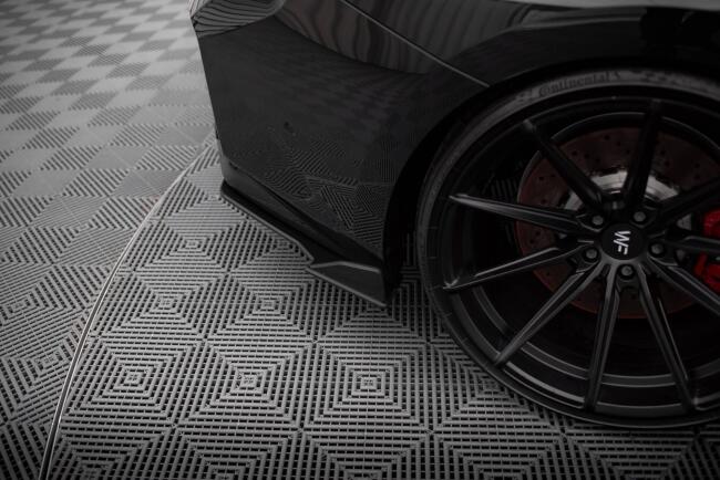 B-Ware Maxton Design Street Pro Diffusor Flaps V.2 für BMW M2 G87 Schwarz matt