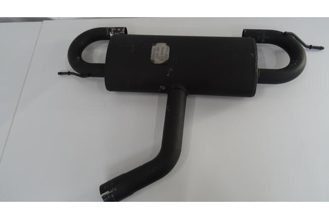 B-Ware Sportauspuff Endschalldämpfer R32 Look für Golf 5 und Golf 6 verstellbare Endrohre 100mm