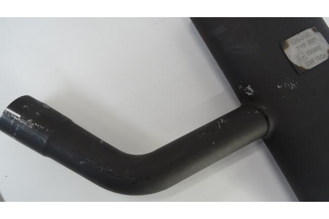 B-Ware Sportauspuff Endschalldämpfer R32 Look für Golf 5 und Golf 6 verstellbare Endrohre 100mm