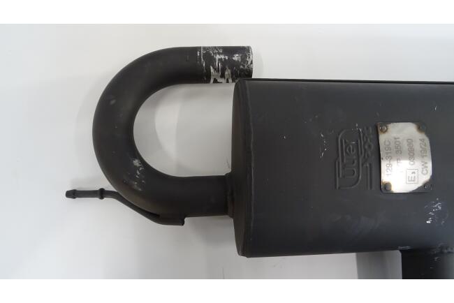 B-Ware Sportauspuff Endschalldämpfer R32 Look für Golf 5 und Golf 6 verstellbare Endrohre 100mm
