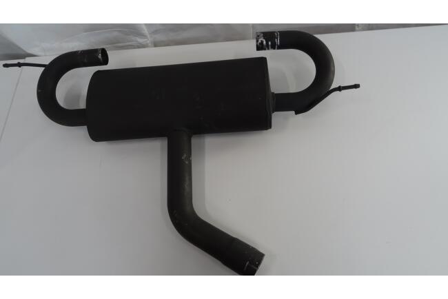B-Ware Sportauspuff Endschalldämpfer R32 Look für Golf 5 und Golf 6 verstellbare Endrohre 100mm