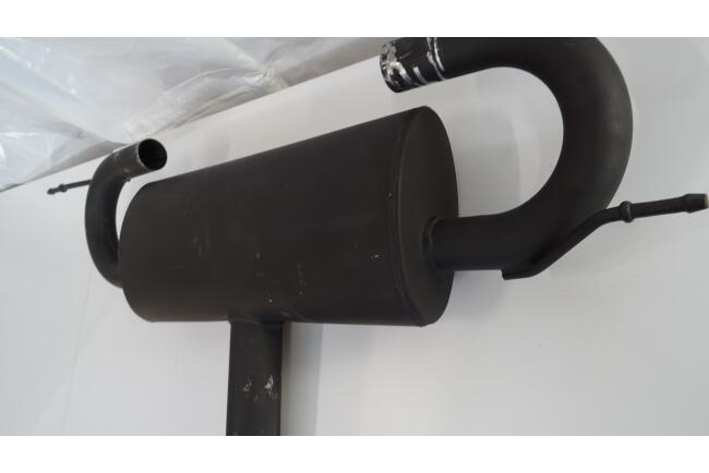 B-Ware Sportauspuff Endschalldämpfer R32 Look für Golf 5 und Golf 6 verstellbare Endrohre 100mm