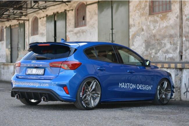 B-Ware Sportauspuff Endschalldämpfer für Ford Focus Mk4 1,5 EcoBoost Mehrlenkerachse 2018- Endrohre 100mm