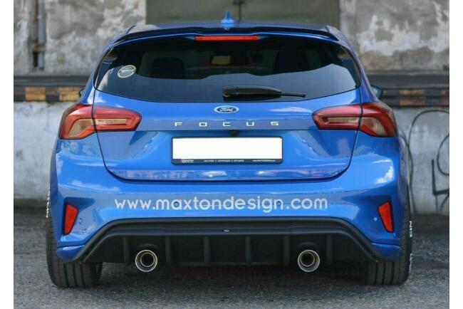 B-Ware Sportauspuff Endschalldämpfer für Ford Focus Mk4 1,5 EcoBoost Mehrlenkerachse 2018- Endrohre 100mm