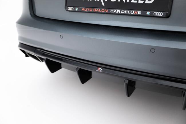 B-Ware Maxton Design Heckdiffusor V.2 für Audi A6 / S6 / A6 S-Line Limousine / Avant C7 Facelift Hochglanz schwarz