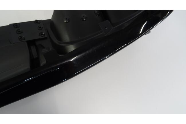 B-Ware Maxton Design Heckdiffusor mit Endrohr Attrappe Schwarz für Audi A6 C8 2018-2025