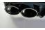 B-Ware Maxton Design Heckdiffusor mit Endrohr Attrappe Schwarz für Audi A6 C8 2018-2025