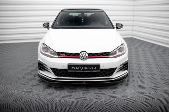 B-Ware Maxton Design Frontlippe V.2 für VW Golf 7 GTI / GTD Facelift ab 03/2017 Hochglanz schwarz