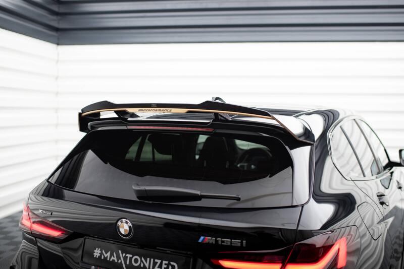 B-Ware Maxton Design Heckspoiler Lippe für BMW M135i M-Performance F40 Hochglanz schwarz