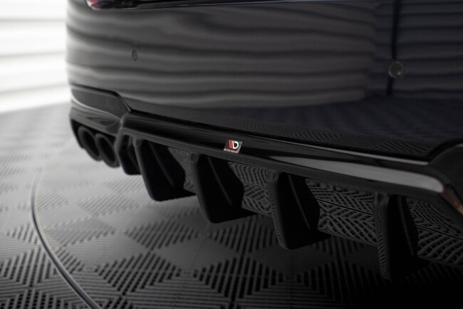 B-Ware Maxton Design Heckdiffusor V.3 für BMW 5er M-Paket F10 / F11 Hochglanz schwarz