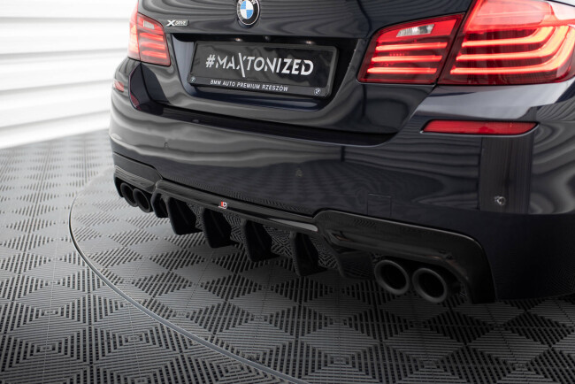 B-Ware Maxton Design Heckdiffusor V.3 für BMW 5er M-Paket F10 / F11 Hochglanz schwarz