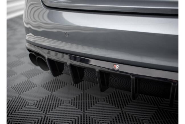 B-Ware Maxton Design Heckdiffusor V.1 für Audi A5 S-Line Coupe / Sportback / Cabrio B8 8T Facelift Hochglanz schwarz