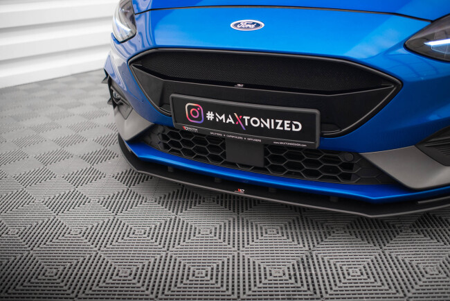 B-Ware Maxton Design Street Pro Frontlippe für Ford Focus ST / ST-Line Mk4 schwarz