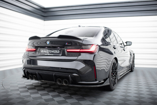 B-Ware Maxton Design Heckspoiler 3D für BMW 3er G20 Standard / M-Paket / M340 / M3 G80 (2018-2025) Hochglanz schwarz