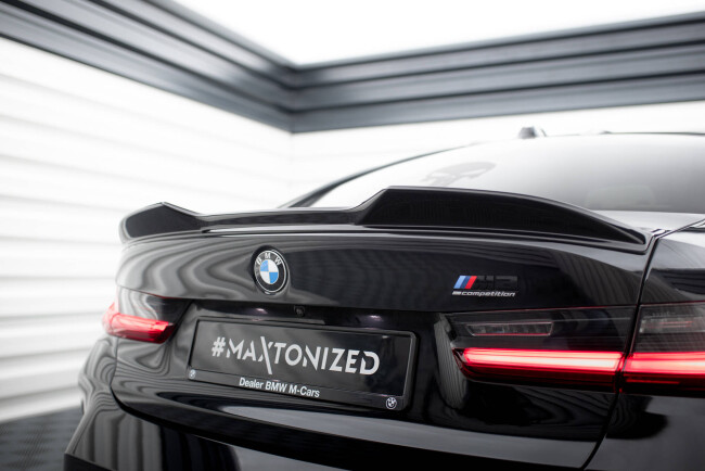 B-Ware Maxton Design Heckspoiler 3D für BMW 3er G20 Standard / M-Paket / M340 / M3 G80 (2018-2025) Hochglanz schwarz