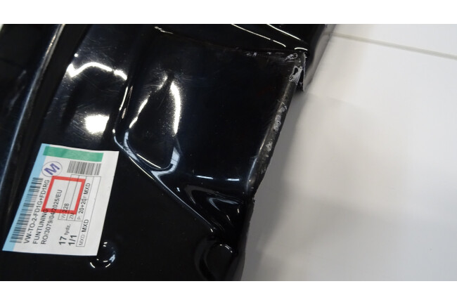 B-Ware Maxton Design Frontlippe für Volkswagen Touareg Mk2 Hochglanz schwarz