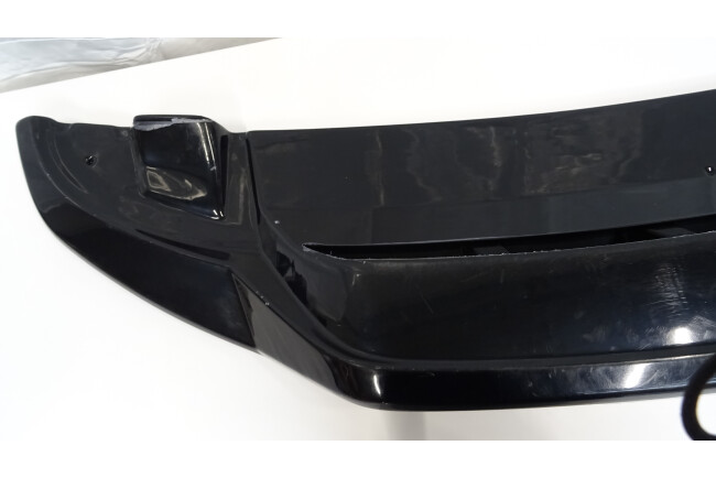 B-Ware Maxton Design Frontlippe für Volkswagen Touareg Mk2 Hochglanz schwarz