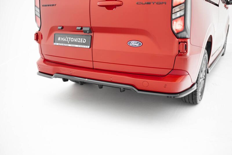 B-Ware Maxton Design Heckdiffusor für Ford Transit Custom Mk2 Hochglanz schwarz