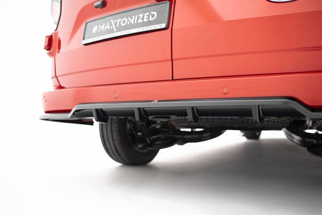 B-Ware Maxton Design Heckdiffusor für Ford Transit Custom Mk2 Hochglanz schwarz