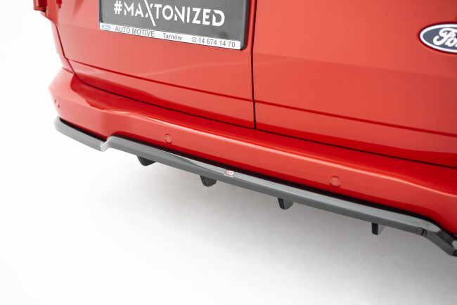 B-Ware Maxton Design Heckdiffusor für Ford Transit Custom Mk2 Hochglanz schwarz