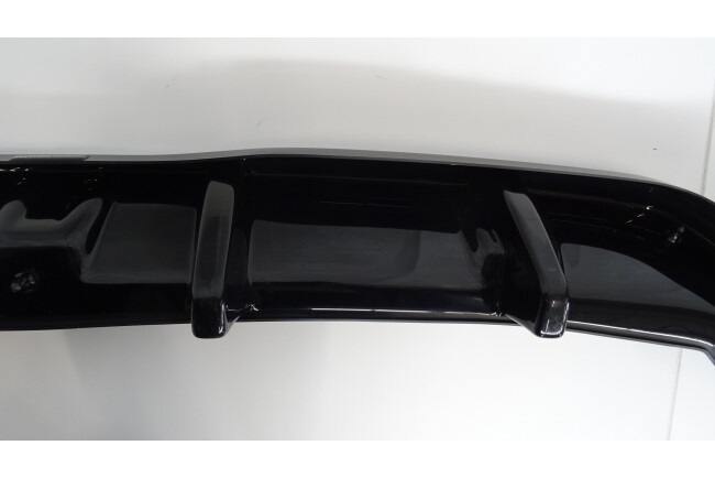 B-Ware Maxton Design mittlerer Heckdiffusor DTM Look für BMW X5 M-Paket G05 Hochglanz schwarz