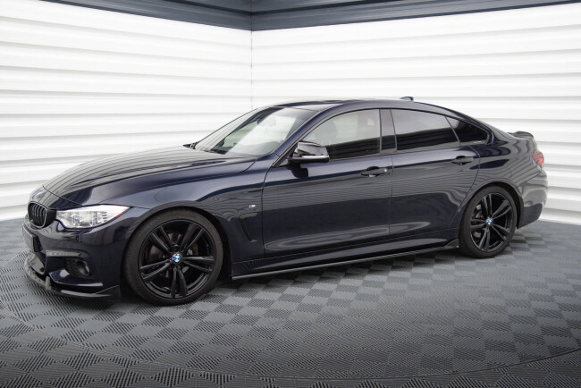 B-Ware Maxton Design Seitenschweller (Paar) für BMW 4er F32 F36 F33 M-Paket Hochglanz schwarz