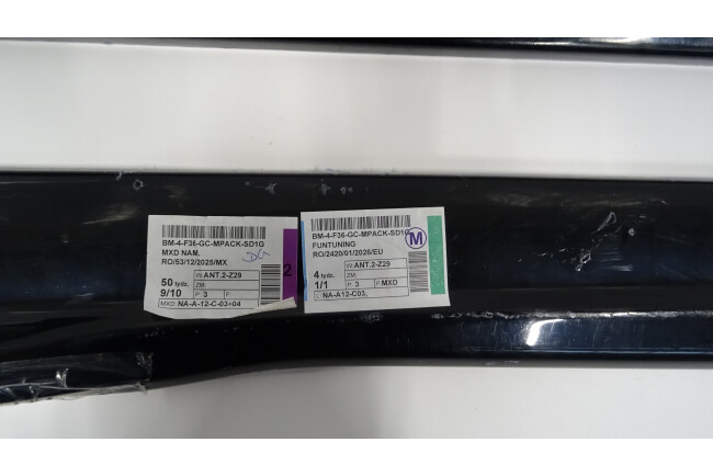 B-Ware Maxton Design Seitenschweller (Paar) für BMW 4er F32 F36 F33 M-Paket Hochglanz schwarz