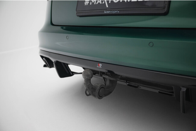 B-Ware Maxton Design Heckdiffusor für Audi S6 / A6 S-line Avant C7 (2011-2014) Hochglanz schwarz