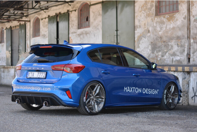 B-Ware Maxton Design Heckdiffusor für Ford Focus ST-Line Mk4 Hochglanz schwarz