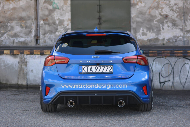 B-Ware Maxton Design Heckdiffusor für Ford Focus ST-Line Mk4 Hochglanz schwarz