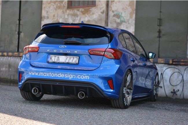 B-Ware Maxton Design Heckdiffusor für Ford Focus ST-Line Mk4 Hochglanz schwarz