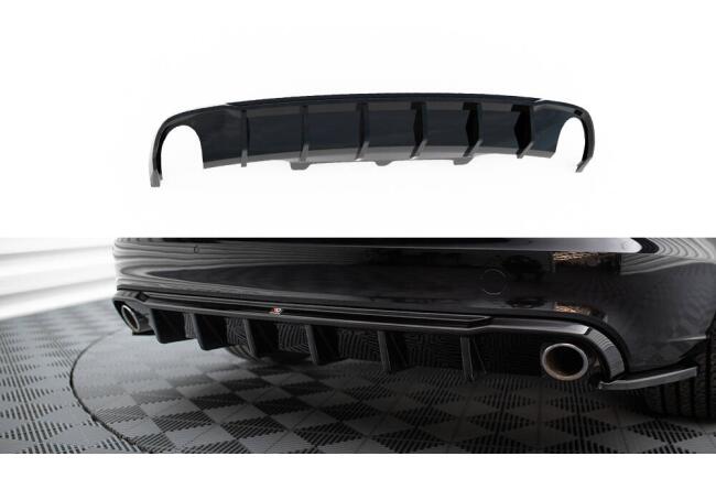 B-Ware Maxton Design Heckdiffusor V.1 für Audi A6 Limousine / Avant C7 (2011-2014) Hochglanz schwarz