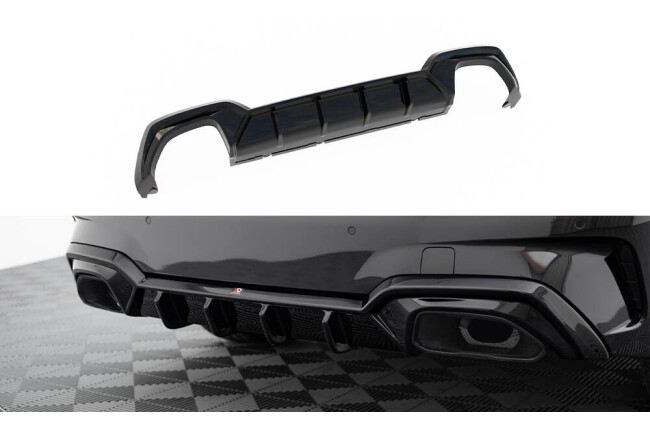 B-Ware Maxton Design Heckdiffusor für BMW M340i G20 / G21 Hochglanz schwarz