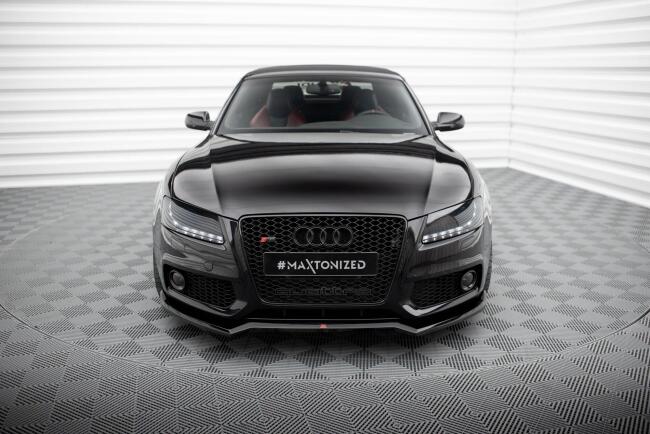 B-Ware Maxton Design Frontlippe V.3 für Audi S5 / A5 S-Line B8 8T Hochglanz schwarz