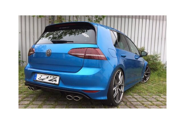 B-Ware Edelstahl Sportauspuff Endschalldämpfer für VW Golf 7 2012-2016 Endrohre 95x65mm