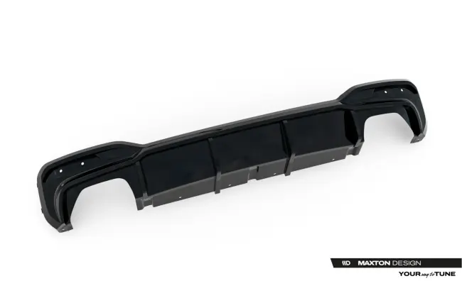Maxton Design Heckdiffusor V.1 für BMW M550i / 5er M-Paket G30 Limousine / G31 Touring (2017-2020) Hochglanz schwarz