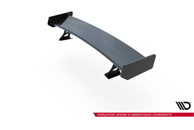 Maxton Design Carbon Heckflügel Heckspoiler mit Standfuß außen für Audi A5 Coupe 8T
