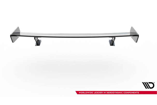Maxton Design Carbon Heckflügel Heckspoiler mit Standfuß außen für Audi A5 Coupe 8T