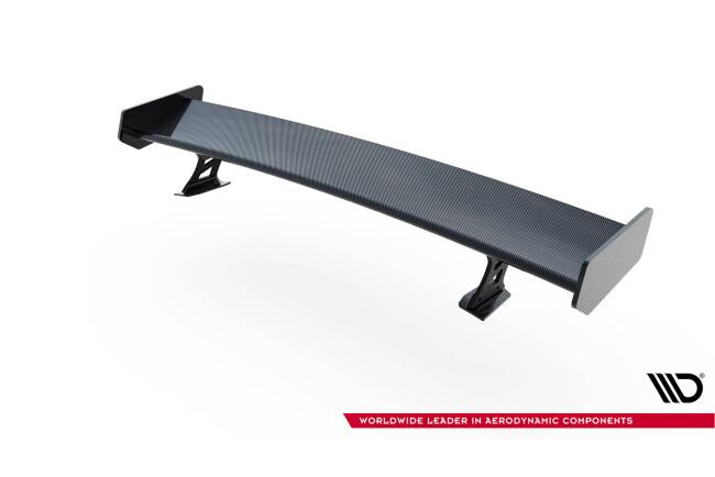 Maxton Design Carbon Heckflügel Heckspoiler mit Standfuß außen für Audi A5 Coupe 8T