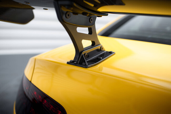 Maxton Design Carbon Heckflügel Heckspoiler mit Standfuß innen und LED für Audi A5 Coupe 8T