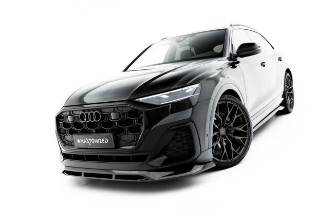 Maxton Design Carbon Frontlippe für Audi SQ8 / Q8 S-Line Mk1 Facelift