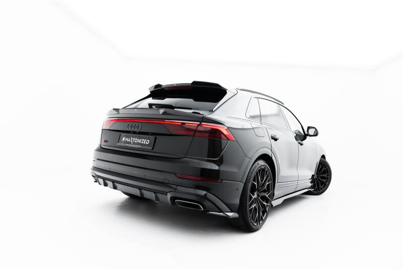 Maxton Design Carbon Diffusor Flaps für Audi SQ8 / Q8 S-Line Mk1 Facelift