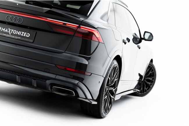 Maxton Design Carbon Diffusor Flaps für Audi SQ8 / Q8 S-Line Mk1 Facelift