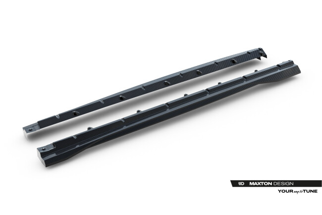 Maxton Design Carbon Seitenschweller (Paar) für Audi SQ8 / Q8 S-Line Mk1 Facelift