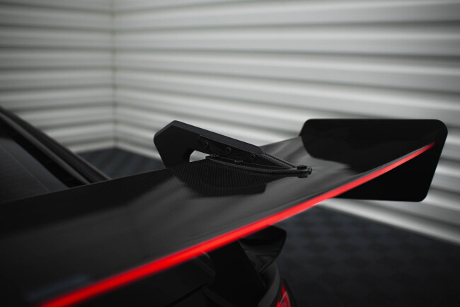 Maxton Design Carbon Heckflügel Heckspoiler mit LED für Audi R8 Mk2
