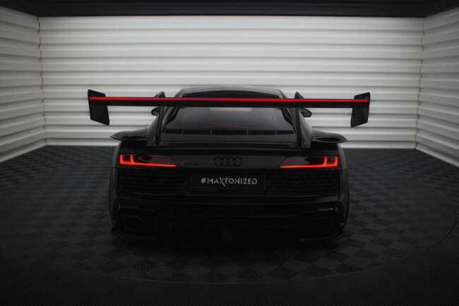 Maxton Design Carbon Heckflügel Heckspoiler mit LED für Audi R8 Mk2