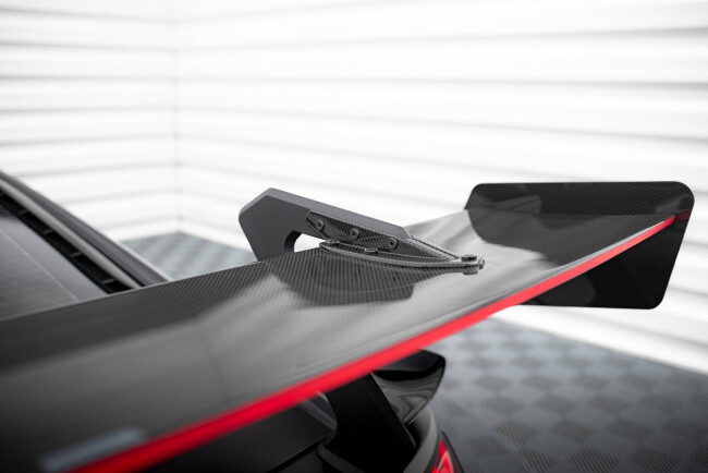 Maxton Design Carbon Heckflügel Heckspoiler mit LED für Audi R8 Mk2
