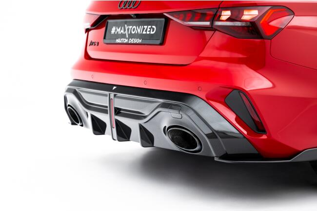 Maxton Design Carbon Heckdiffusor für Audi RS3 Sportback 8Y Facelift
