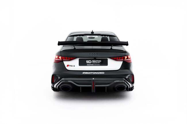 Maxton Design Carbon Heckflügel Heckspoiler für Audi A3 / A3 S-Line / S3 / RS3 Limousine 8Y / 8Y Facelift