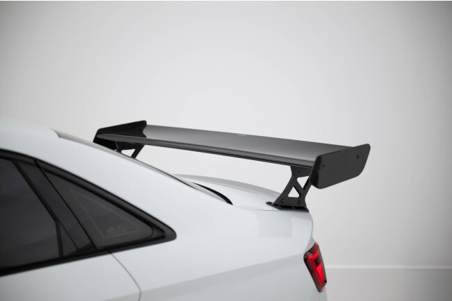Maxton Design Carbon Heckflügel Heckspoiler mit Standfuß außen und LED für Audi A3 / A3 S-Line / S3 / RS3 Limousine 8V / 8V Facelift